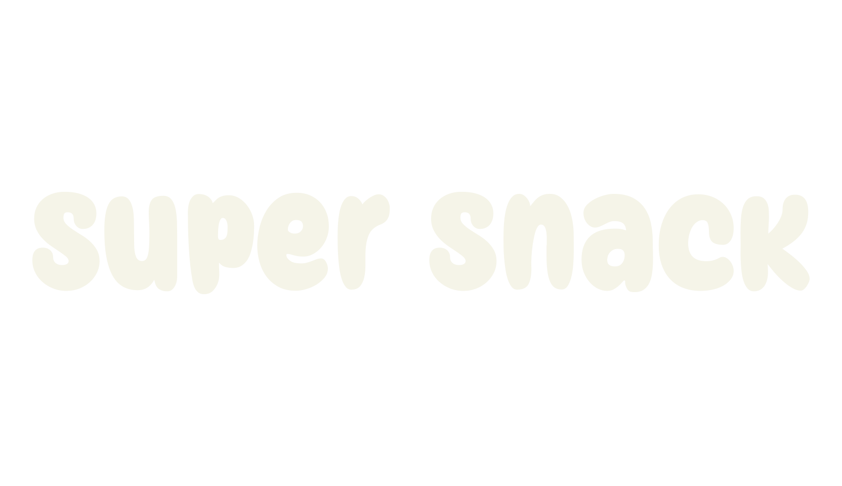 Super Snack, display market font preview