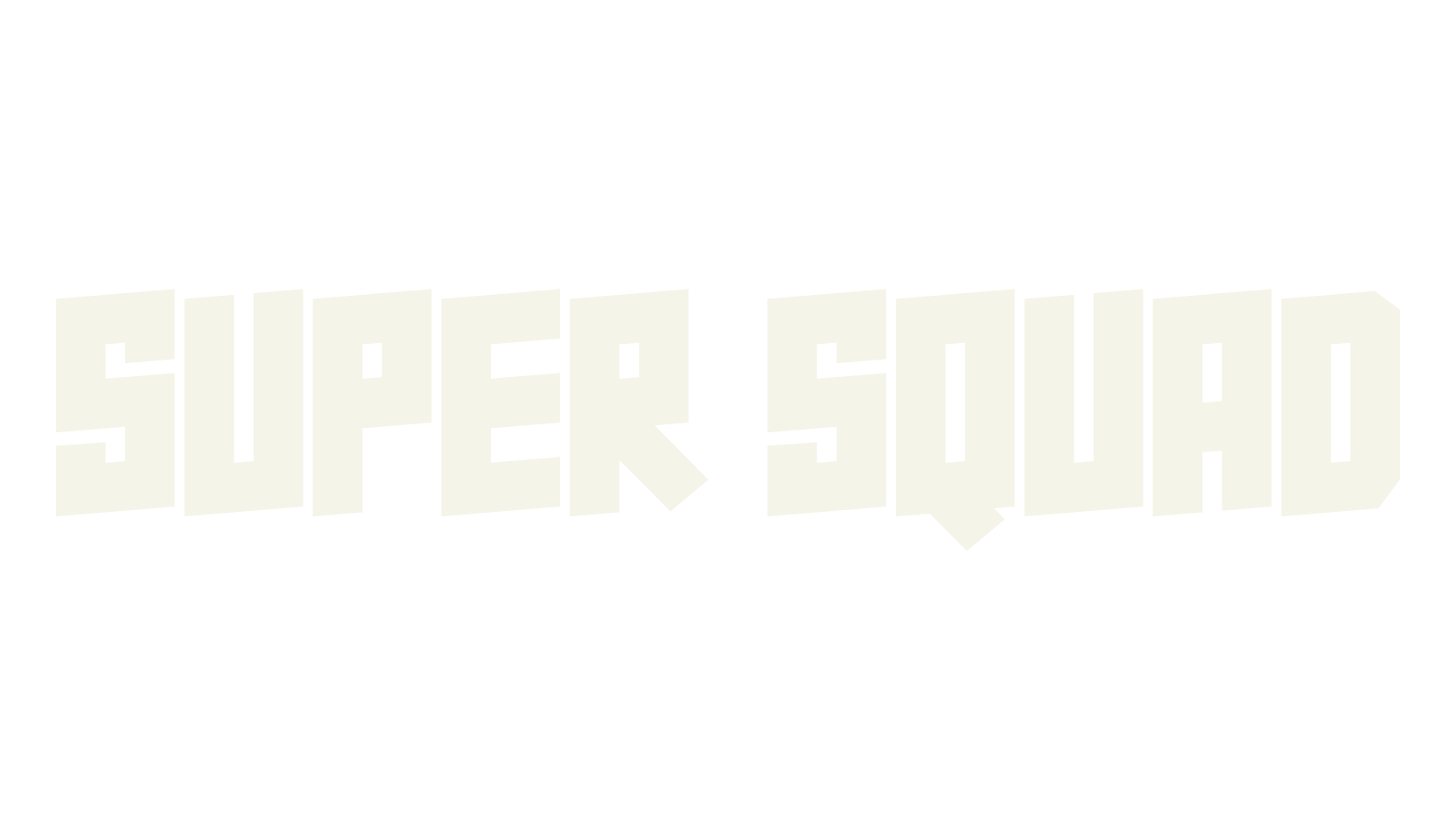 Super Squad, display market font preview