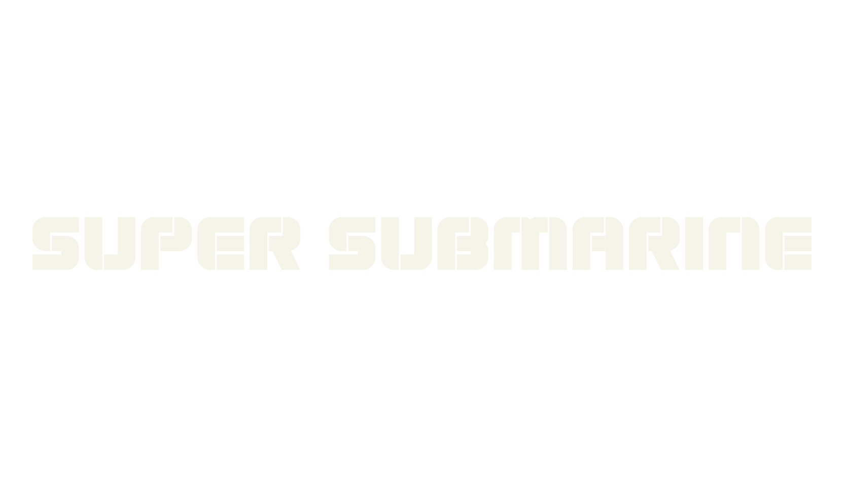 Super Submarine, display market font preview