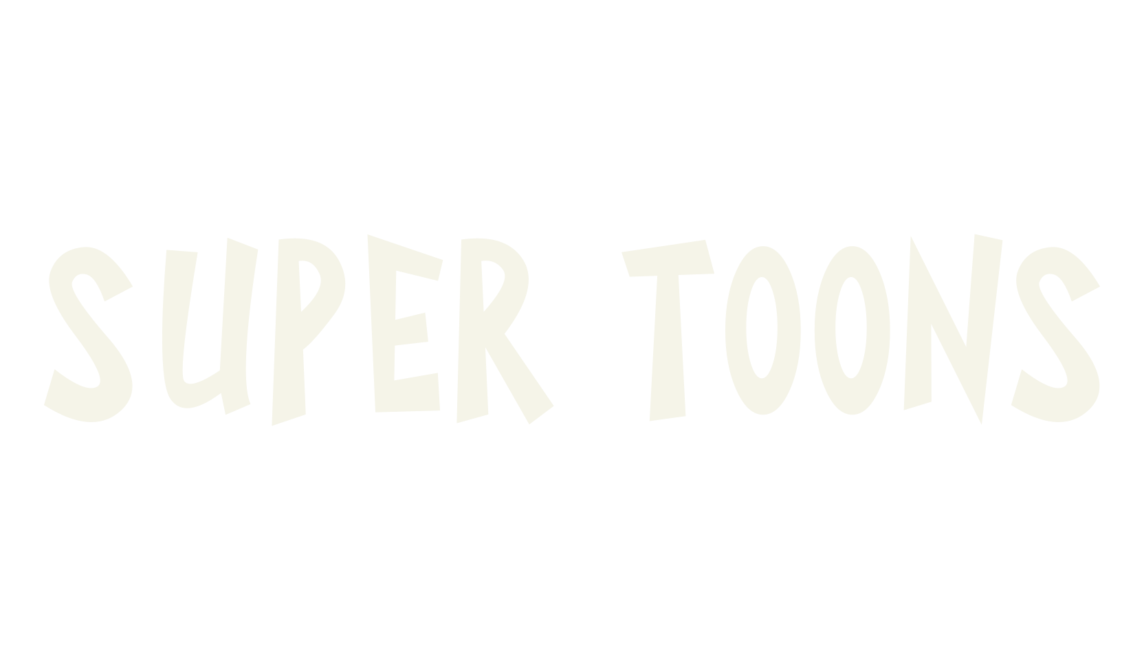 Super Toons, display market font preview