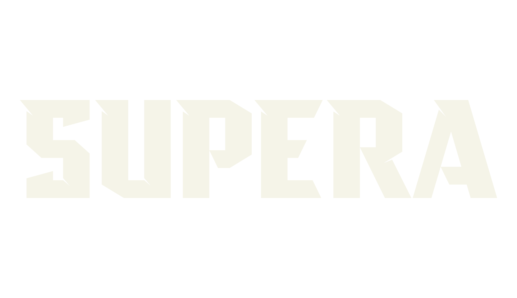 Supera, racing font preview