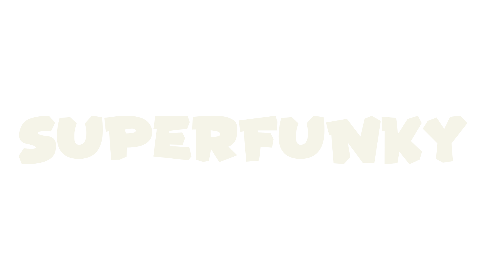 SUPERFUNKY, funky font preview