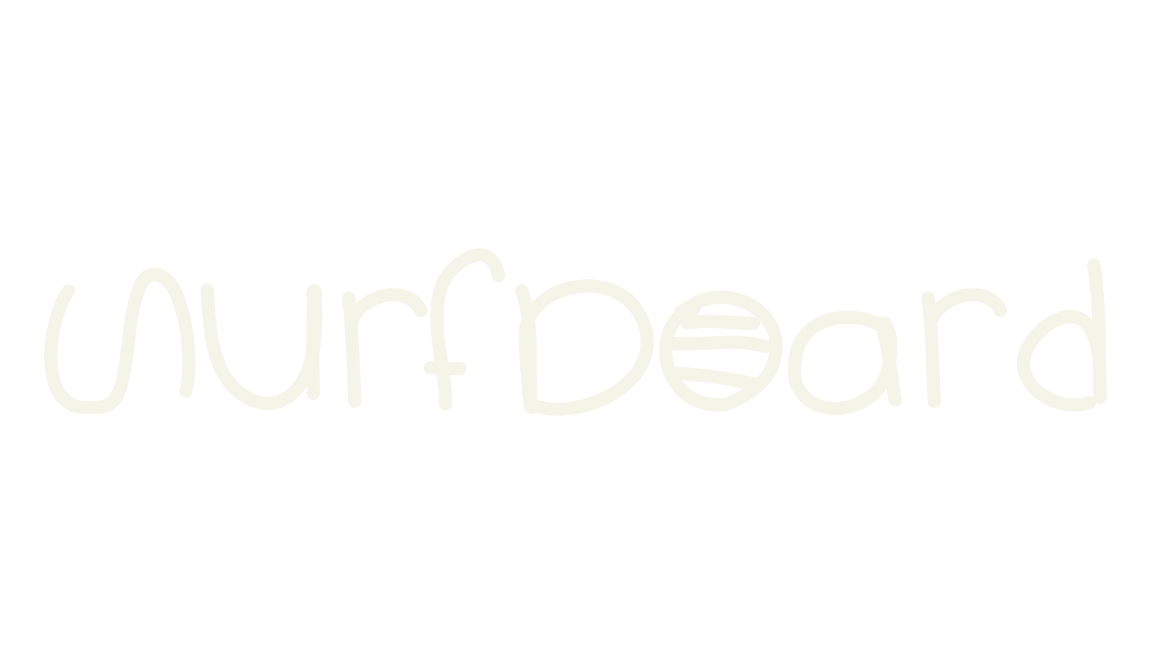 SurfBoard, handwritten font preview