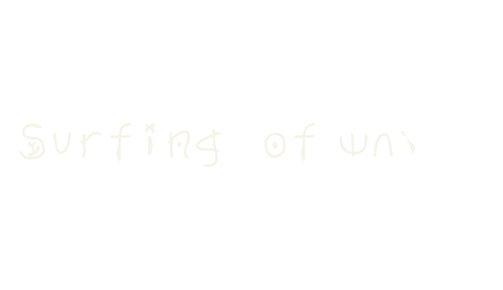 Surfing of waves, sports font preview
