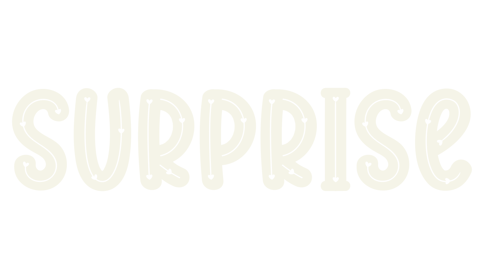 Surprise, modern font preview