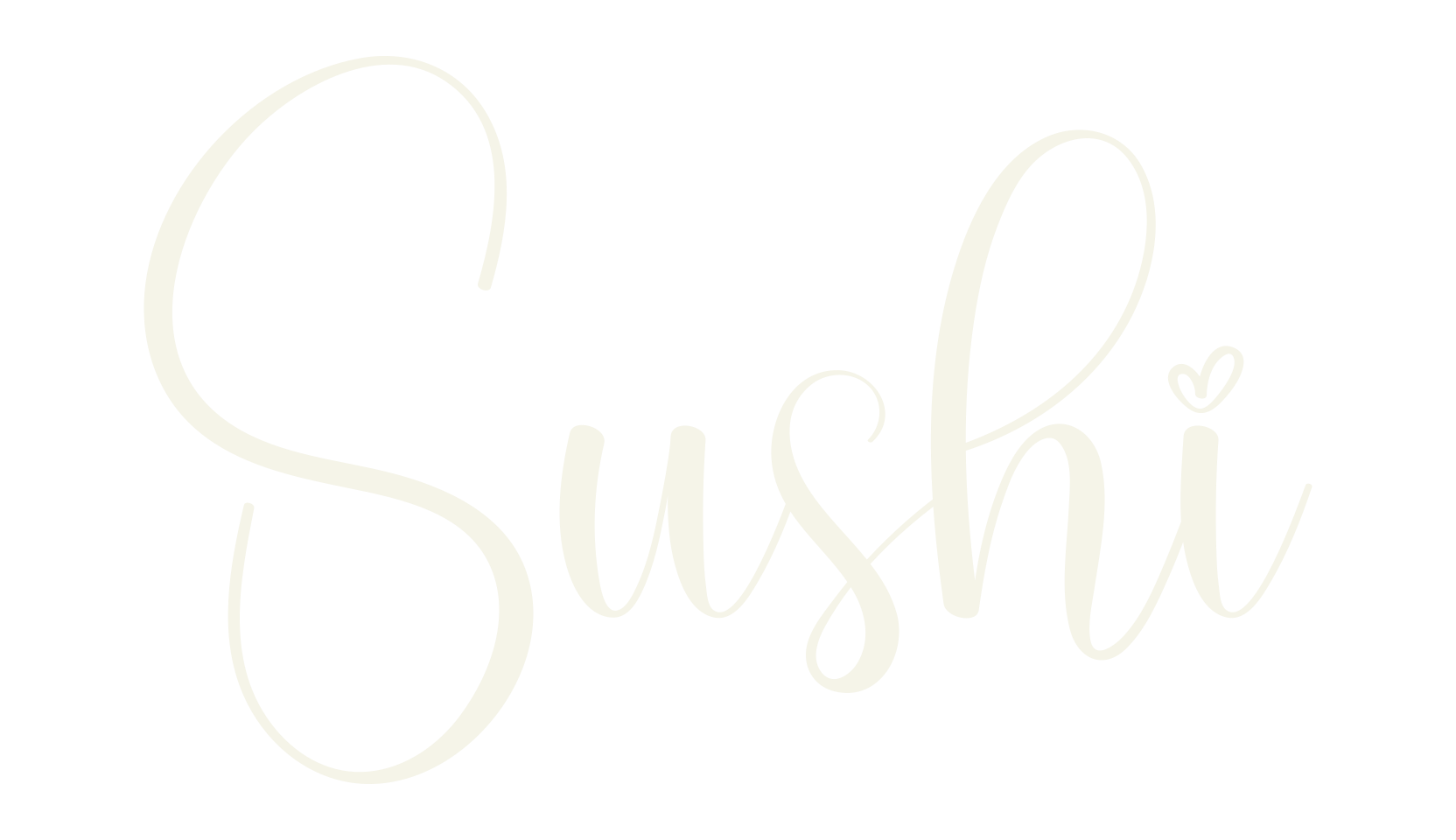 Sushi, fashion script font preview
