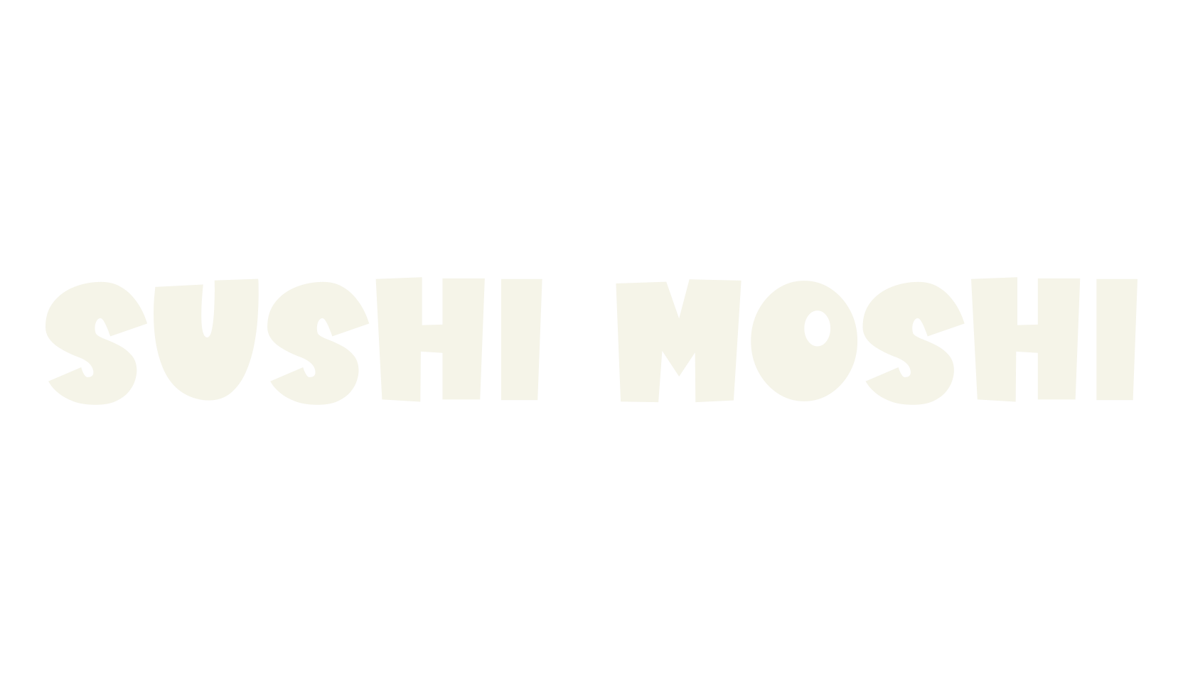 Sushi Moshi, block font preview