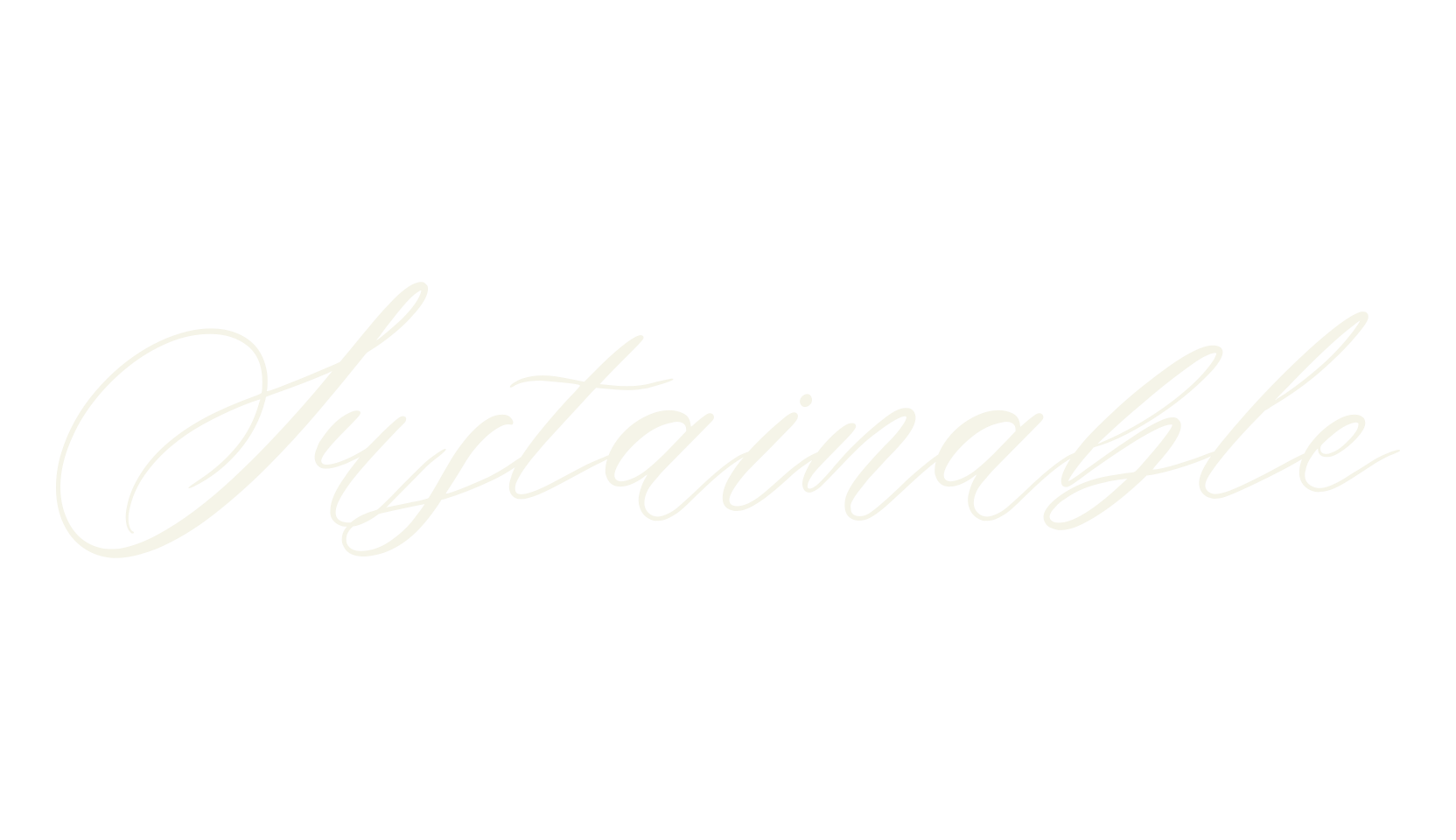 Sustainable, calligraphy font preview