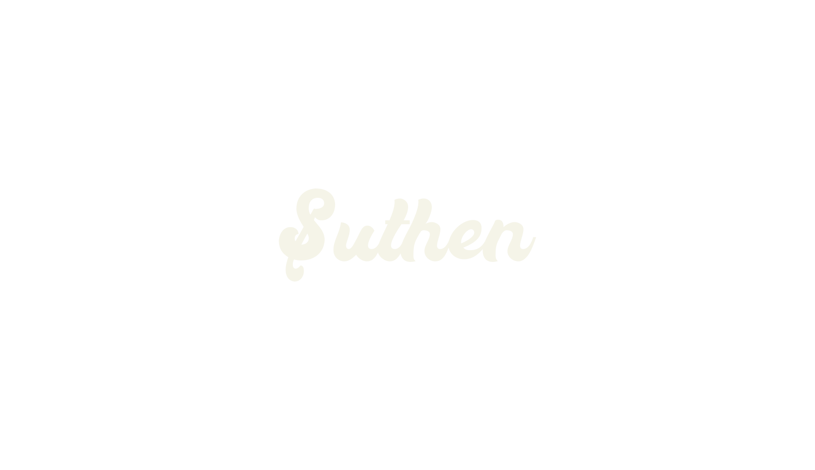 Suthen, calligraphy font preview