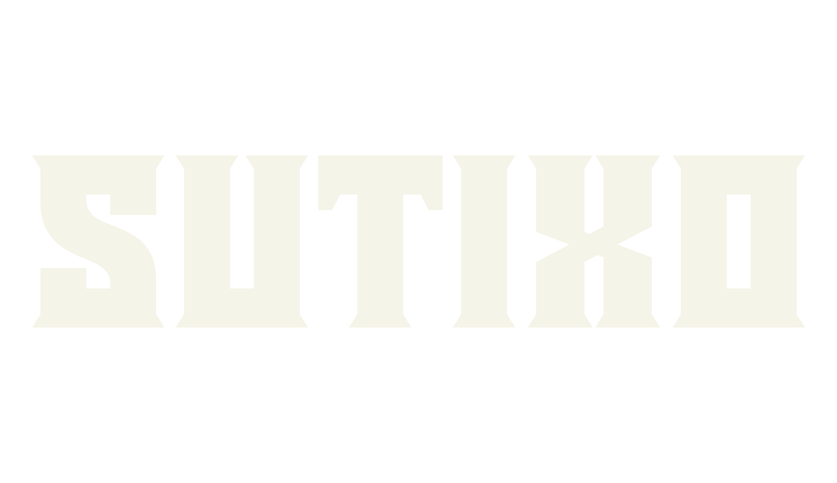 SUTIXO, racing font preview