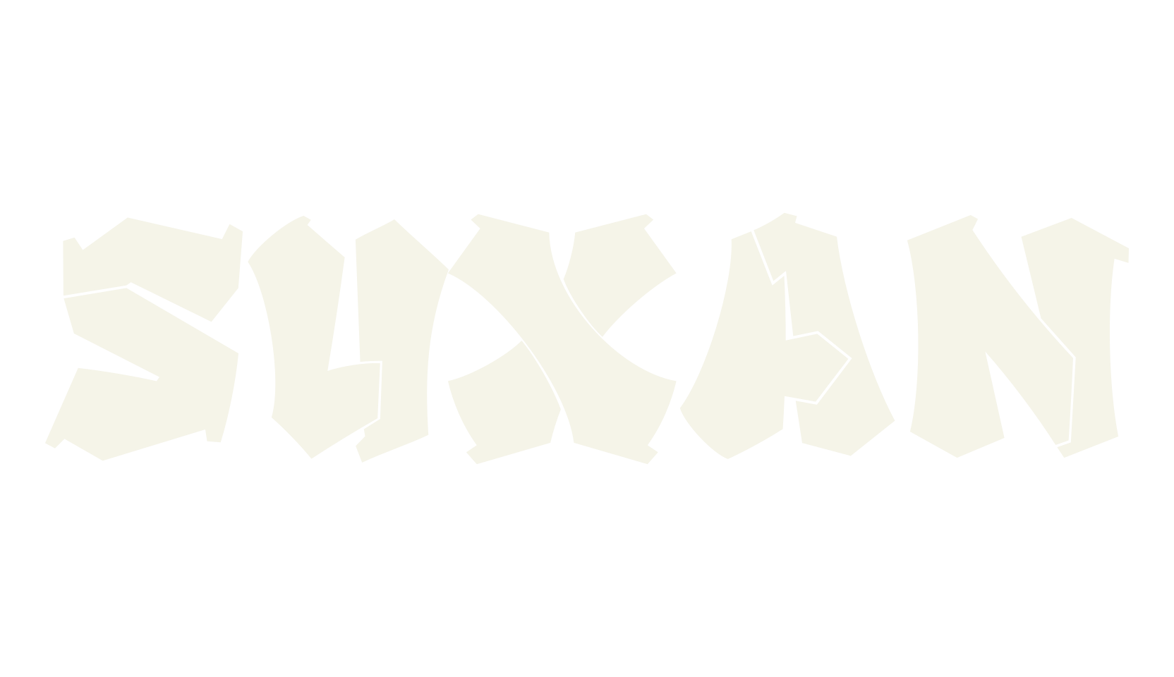 SUXAN, graffiti font preview