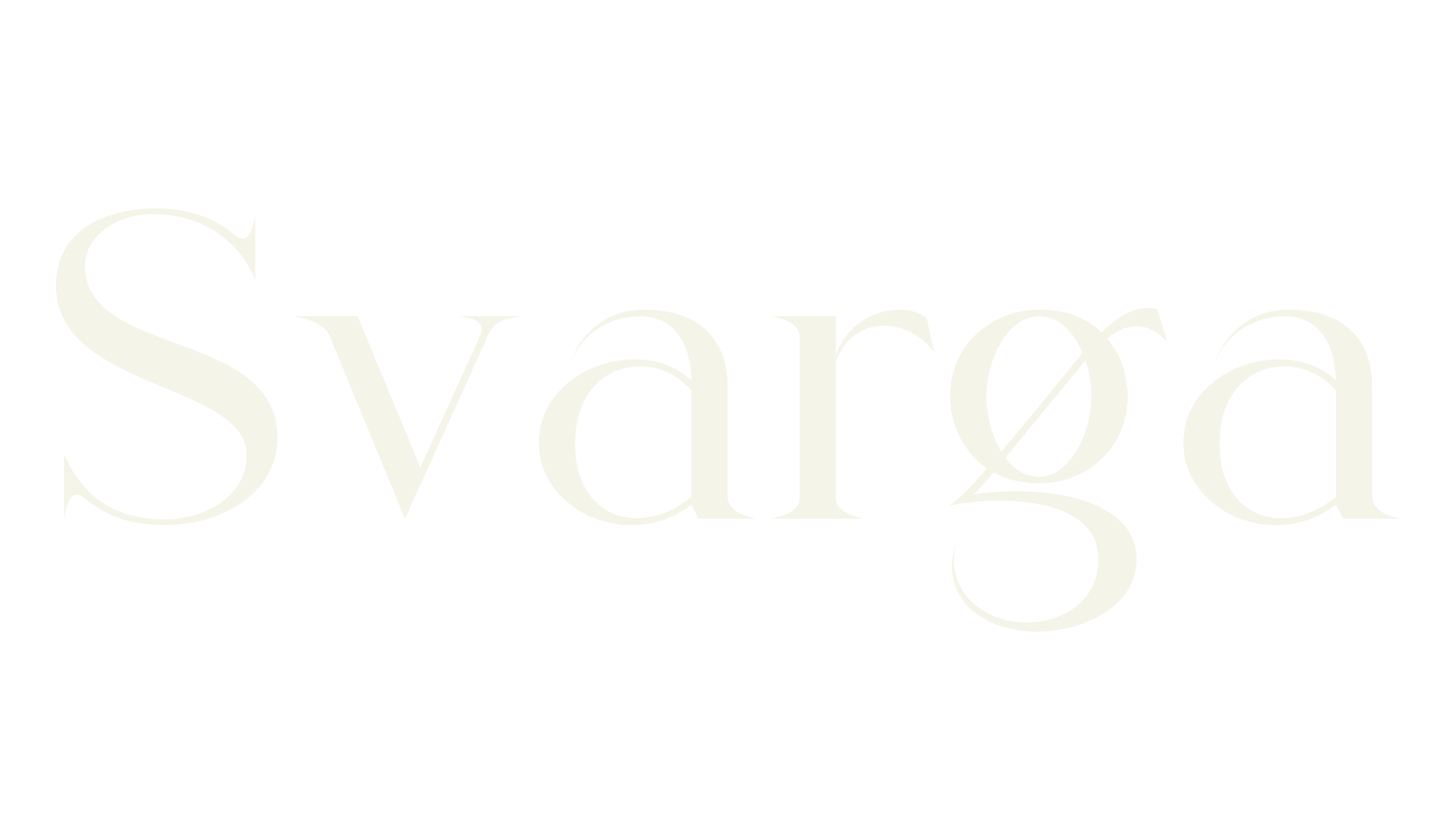 Svarga, calligraphy font preview