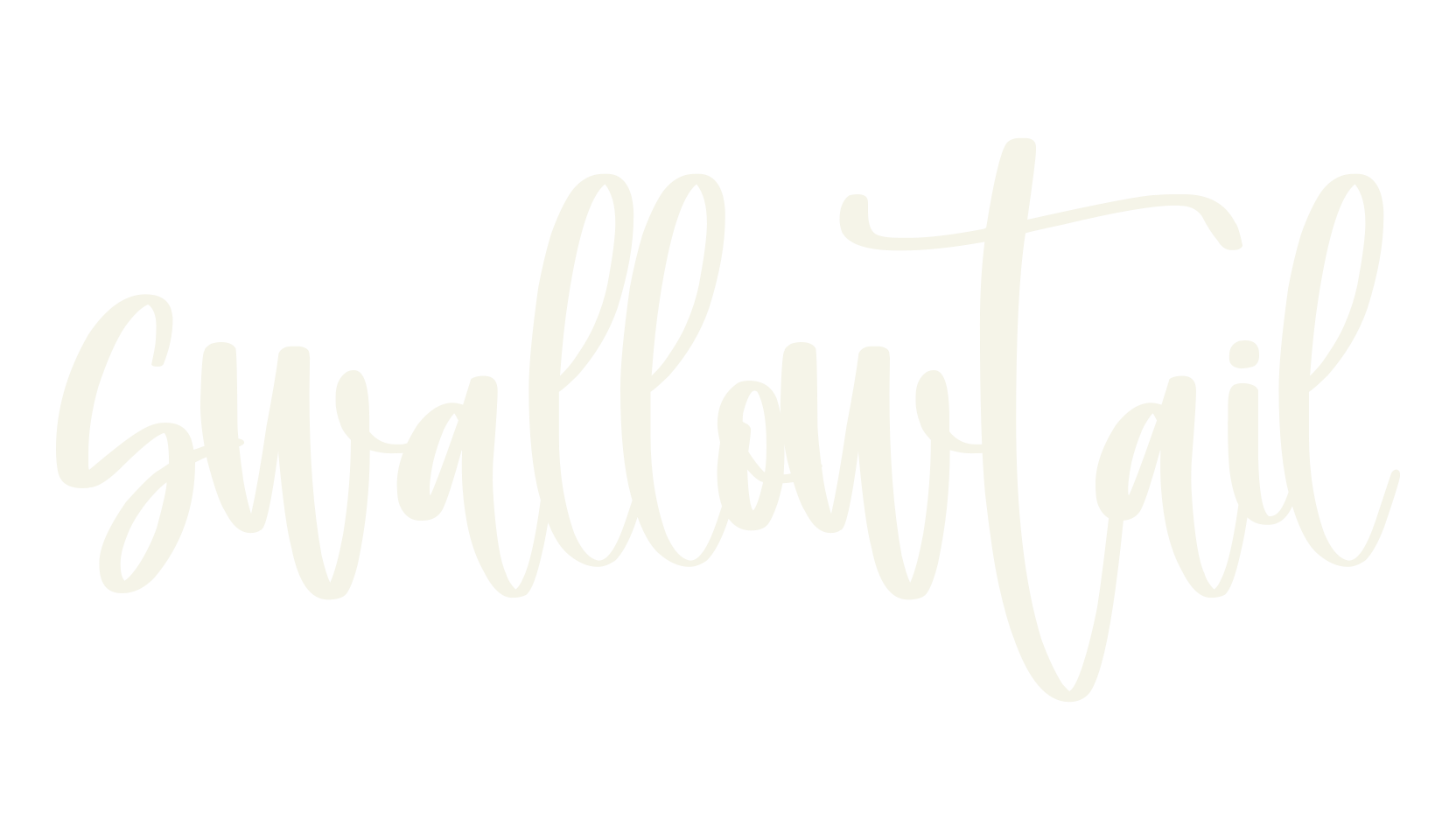 swallowtail, swash font preview