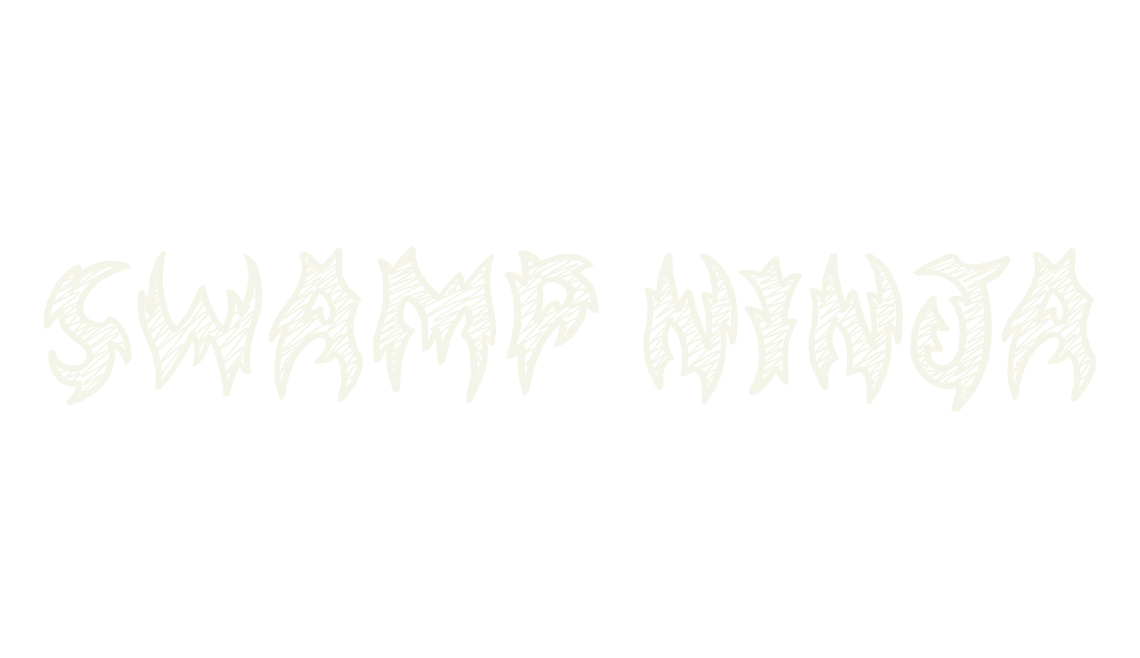 Swamp Ninja, display market font preview