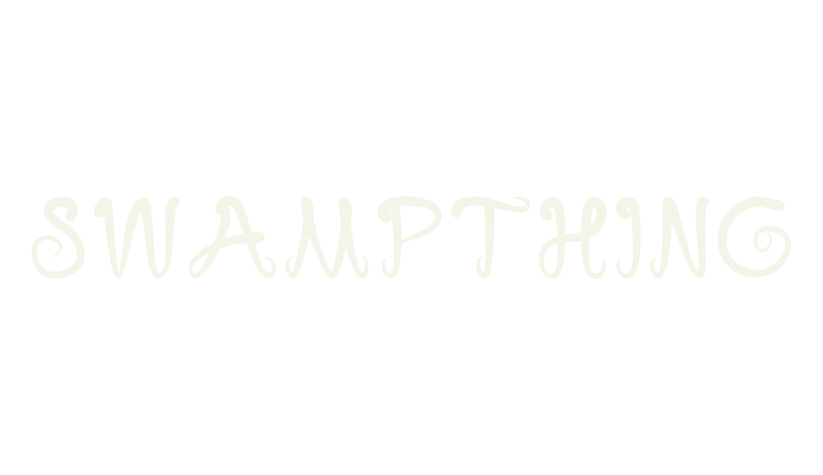 swampthing, fashion script font preview