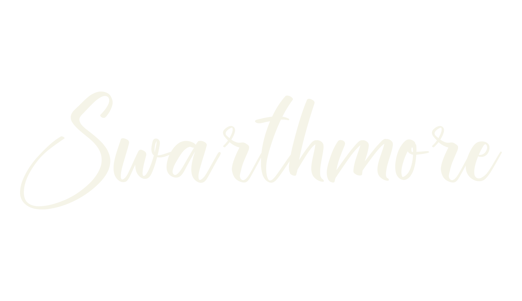 Swarthmore, calligraphy font preview