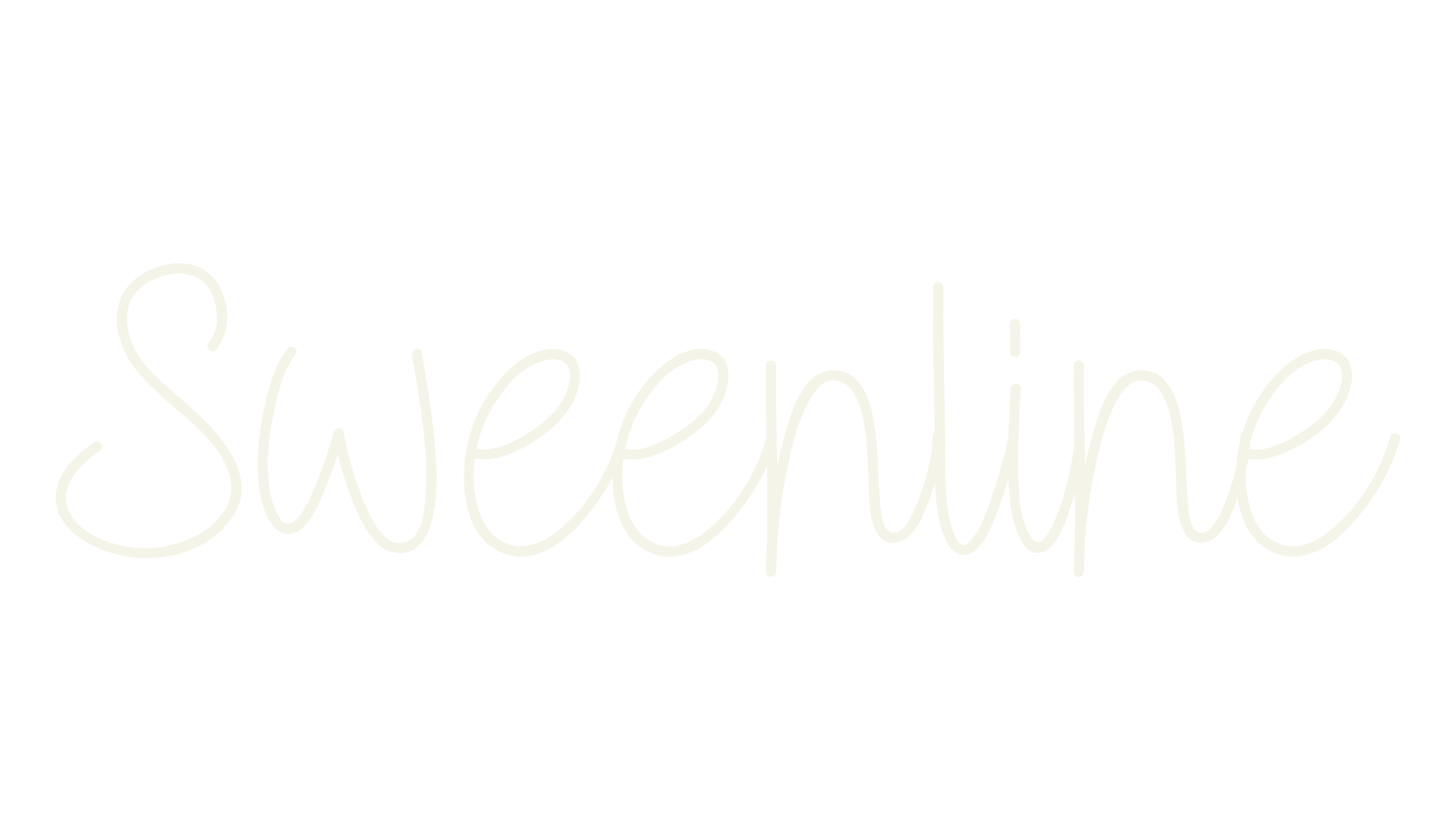 Sweenline, cursive font preview