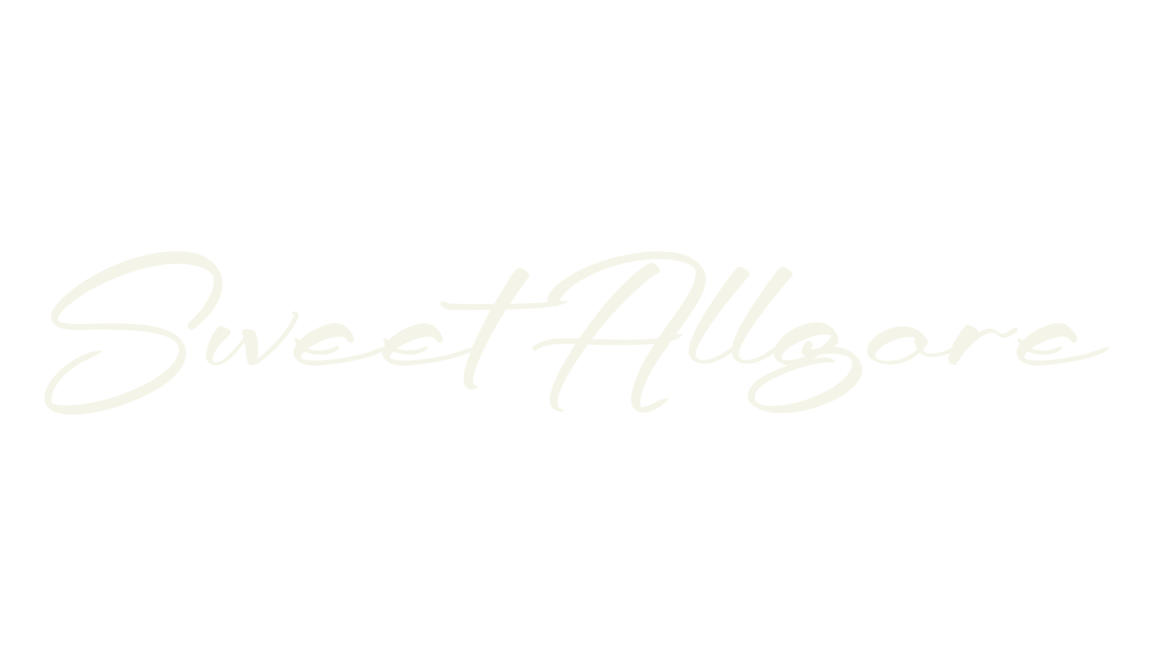 Sweet Allgore, modern font preview