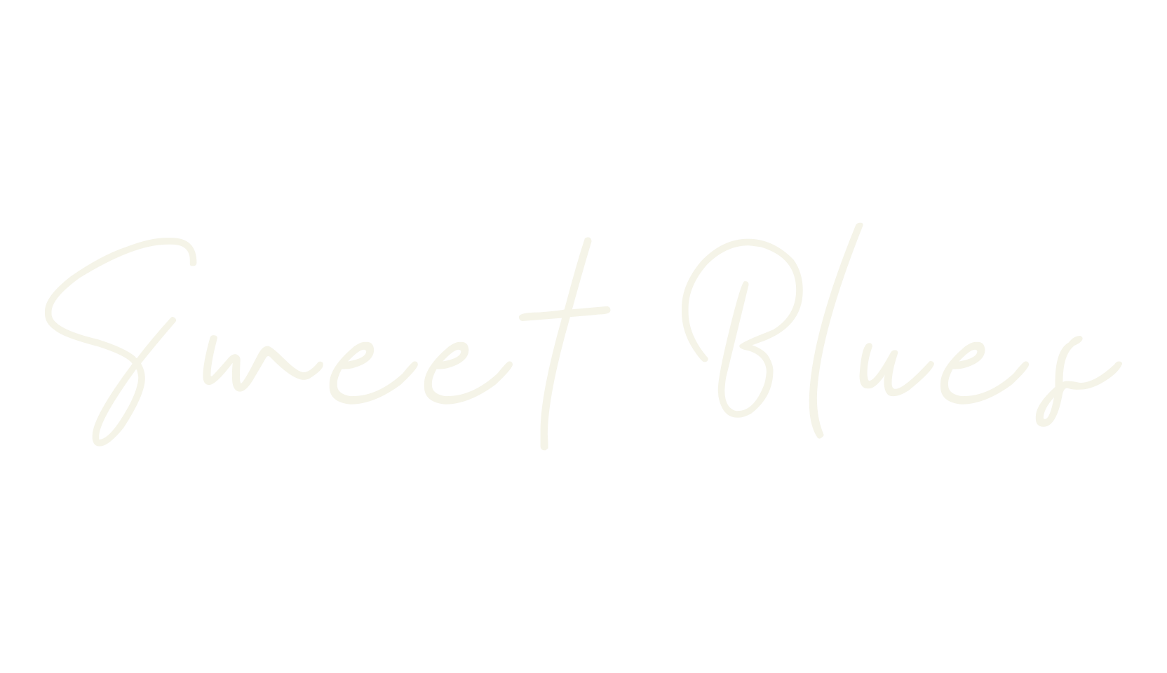 Sweet Blues, handwriting font preview