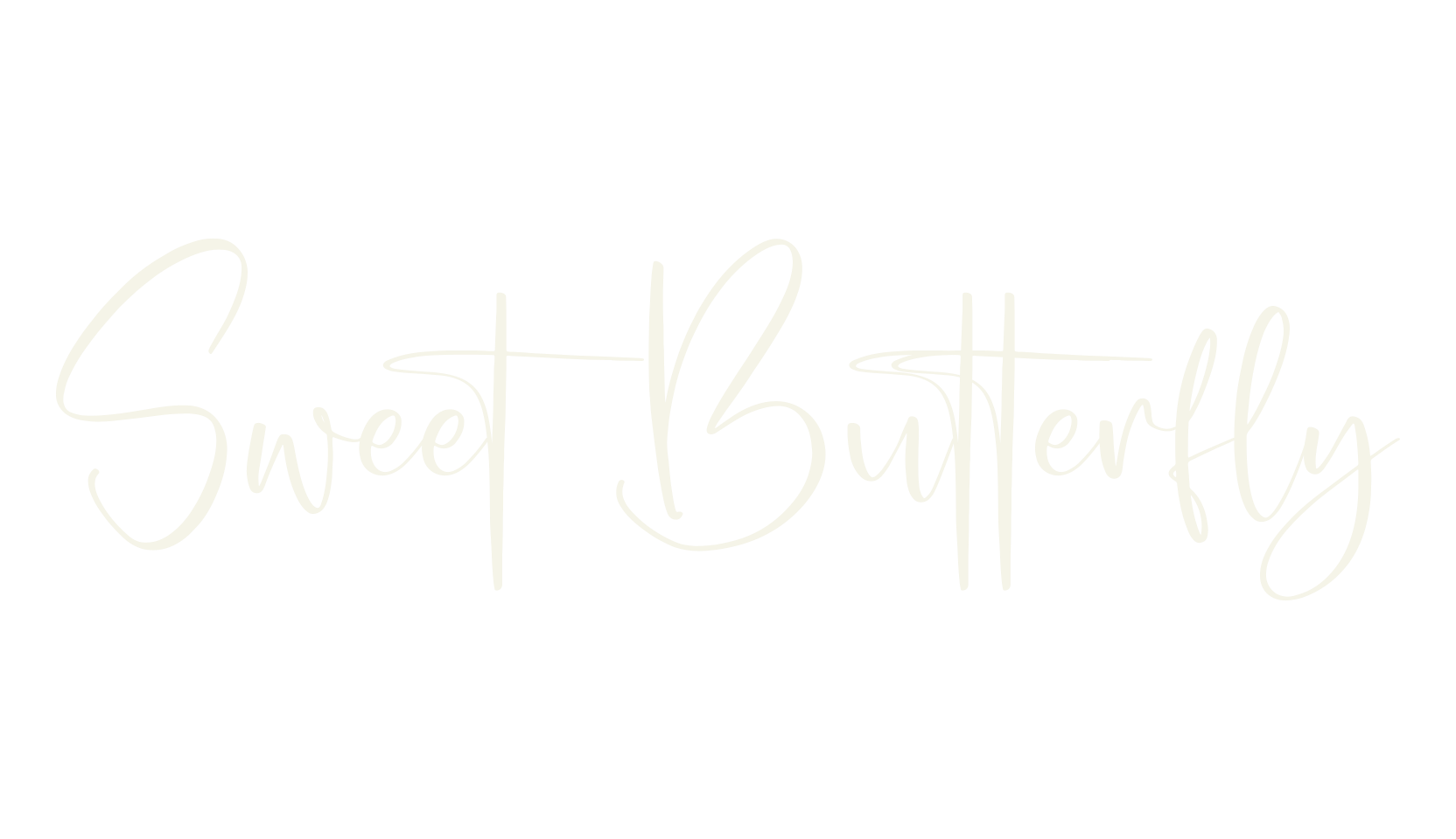 Sweet Butterfly, script font preview