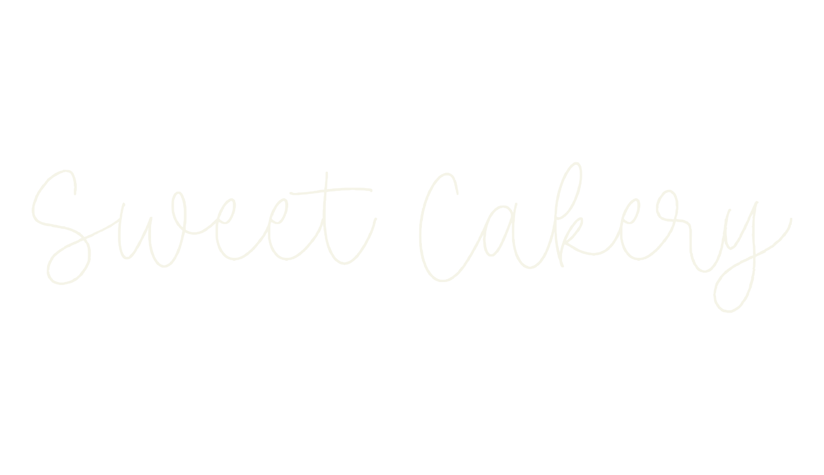 Sweet Cakery, handwritten font preview