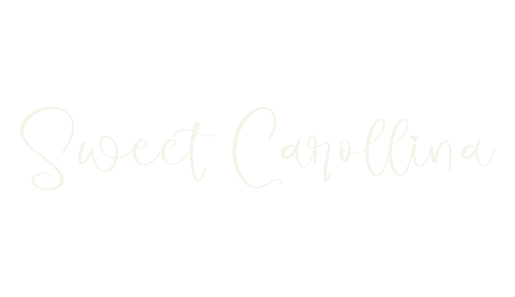 Sweet Carollina, script font preview