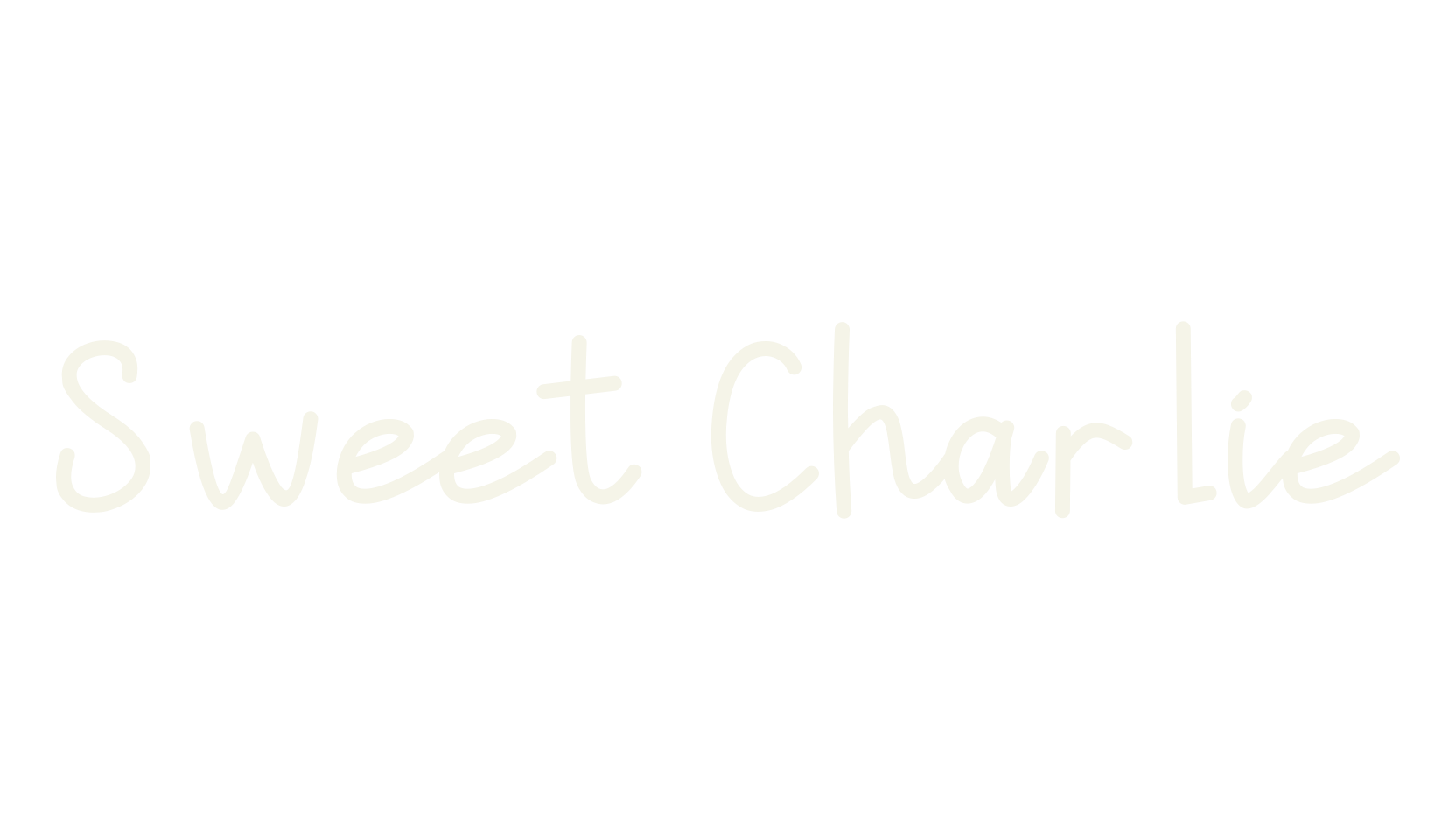 Sweet Charlie, handwriting font preview