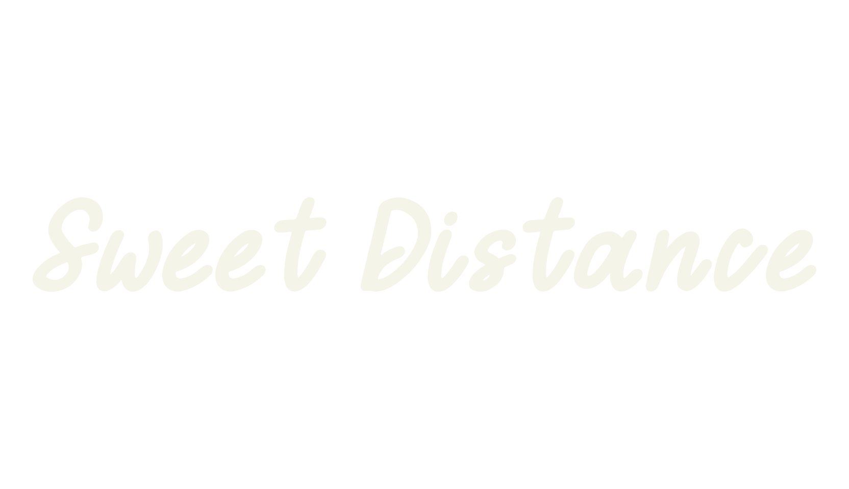 Sweet Distance, marker font preview