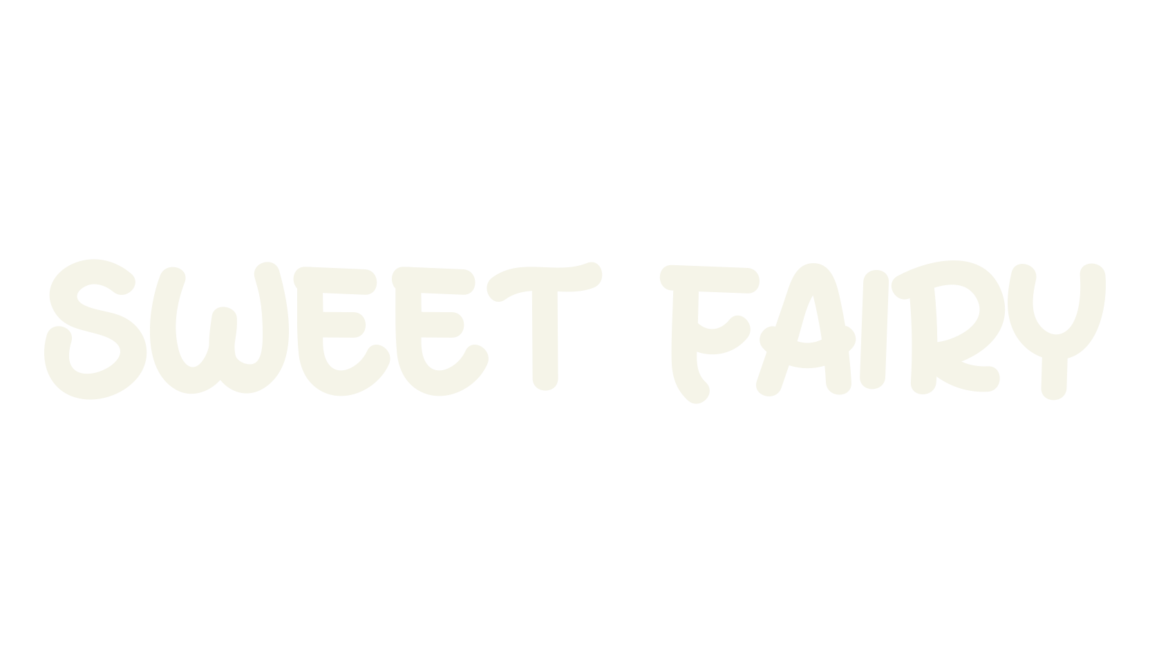 SWEET FAIRY, display font preview