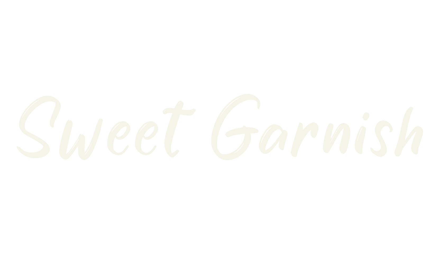 Sweet Garnish, fancy font preview