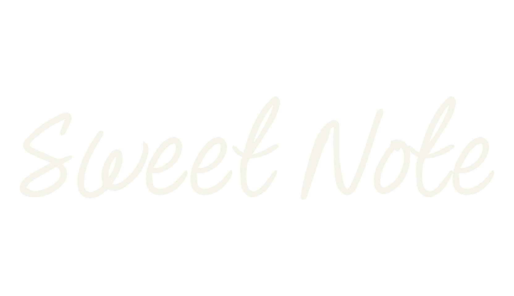 Sweet Note, cursive font preview