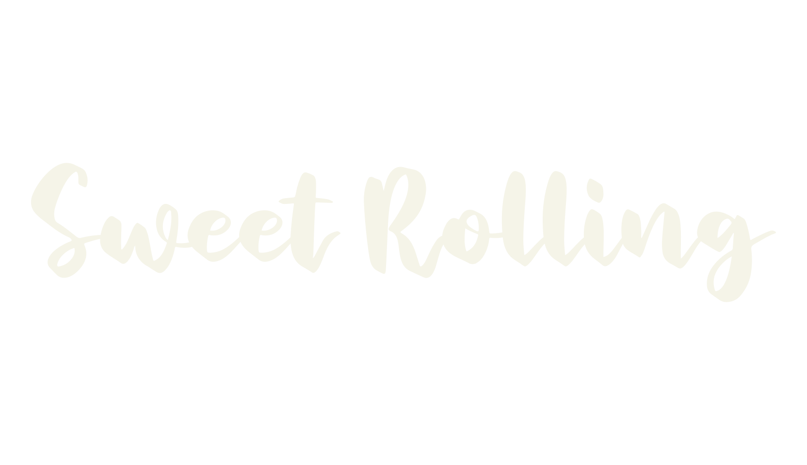 Sweet Rolling, cursive font preview
