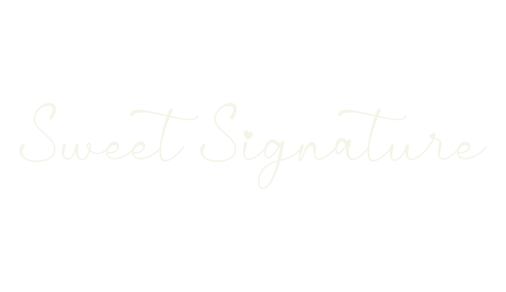 Sweet Signature, valentine font preview