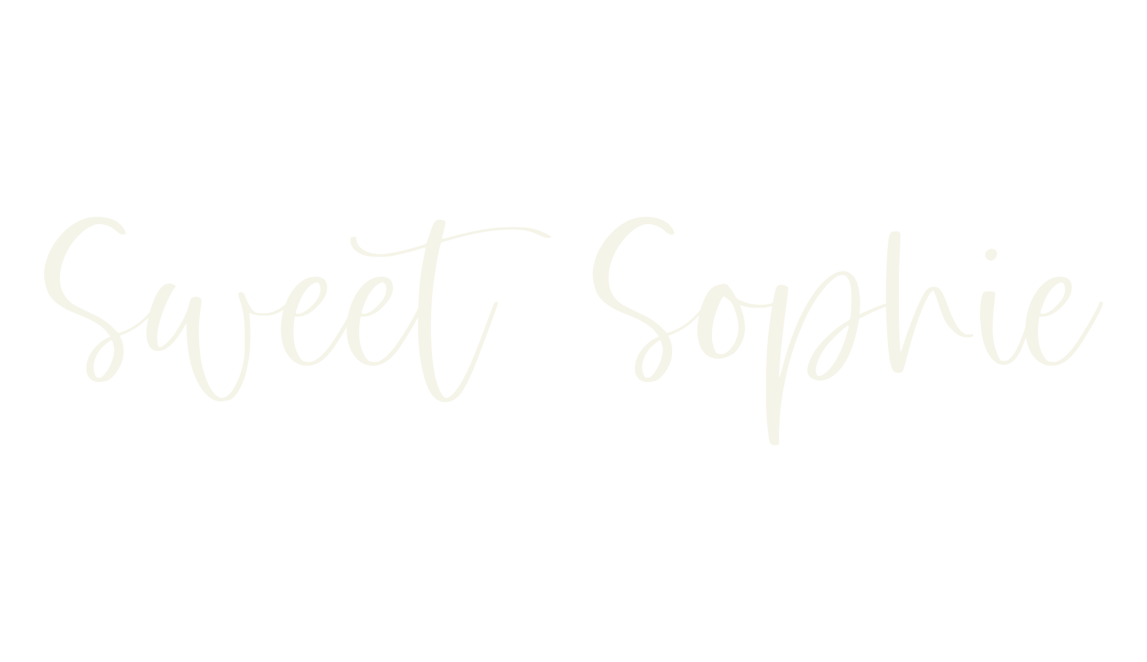 Sweet Sophie, fashion sign font preview