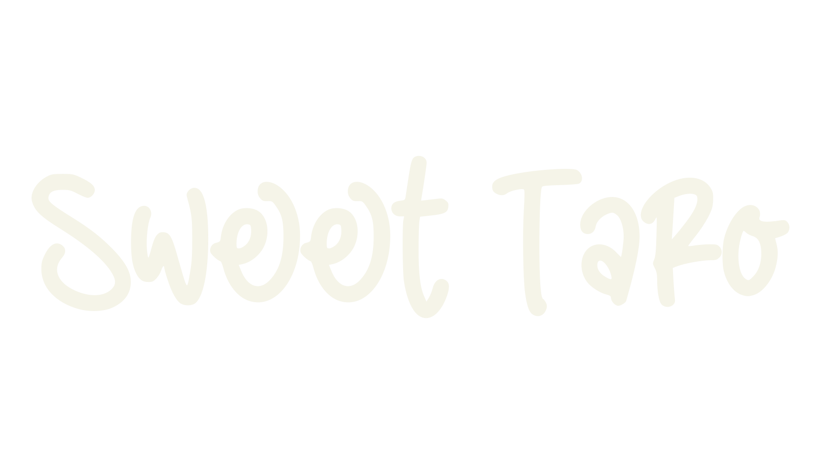 Sweet Taro, cursive font preview