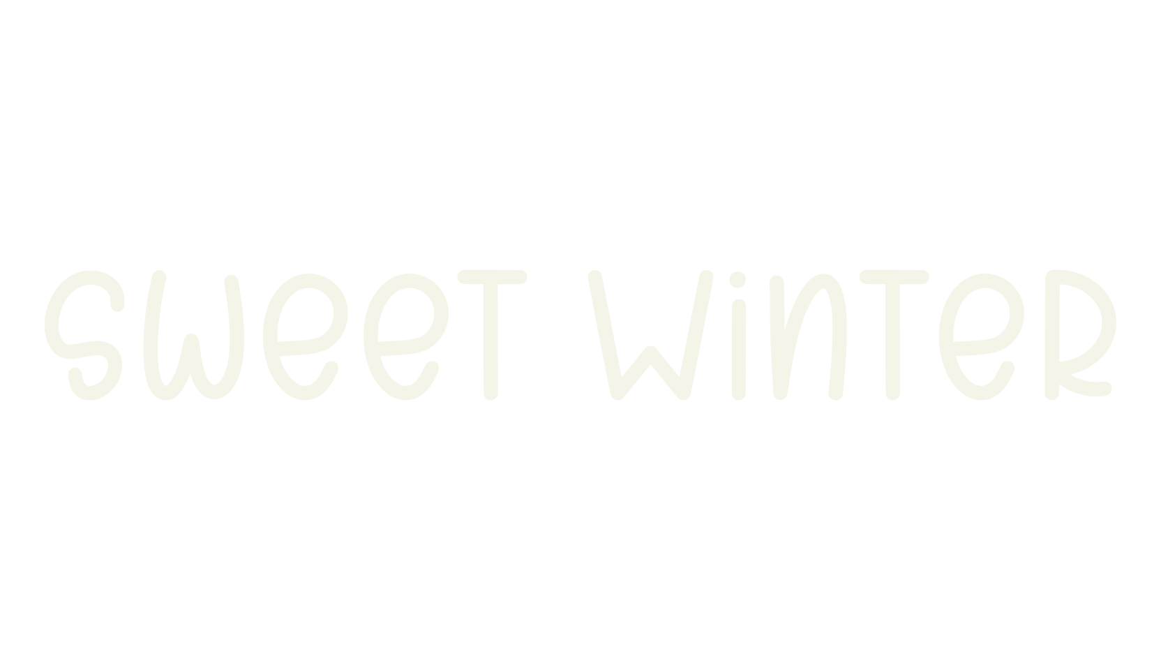 Sweet Winter, chalkboard font preview