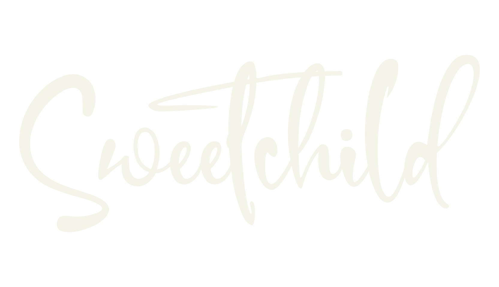 Sweetchild, lettering font preview