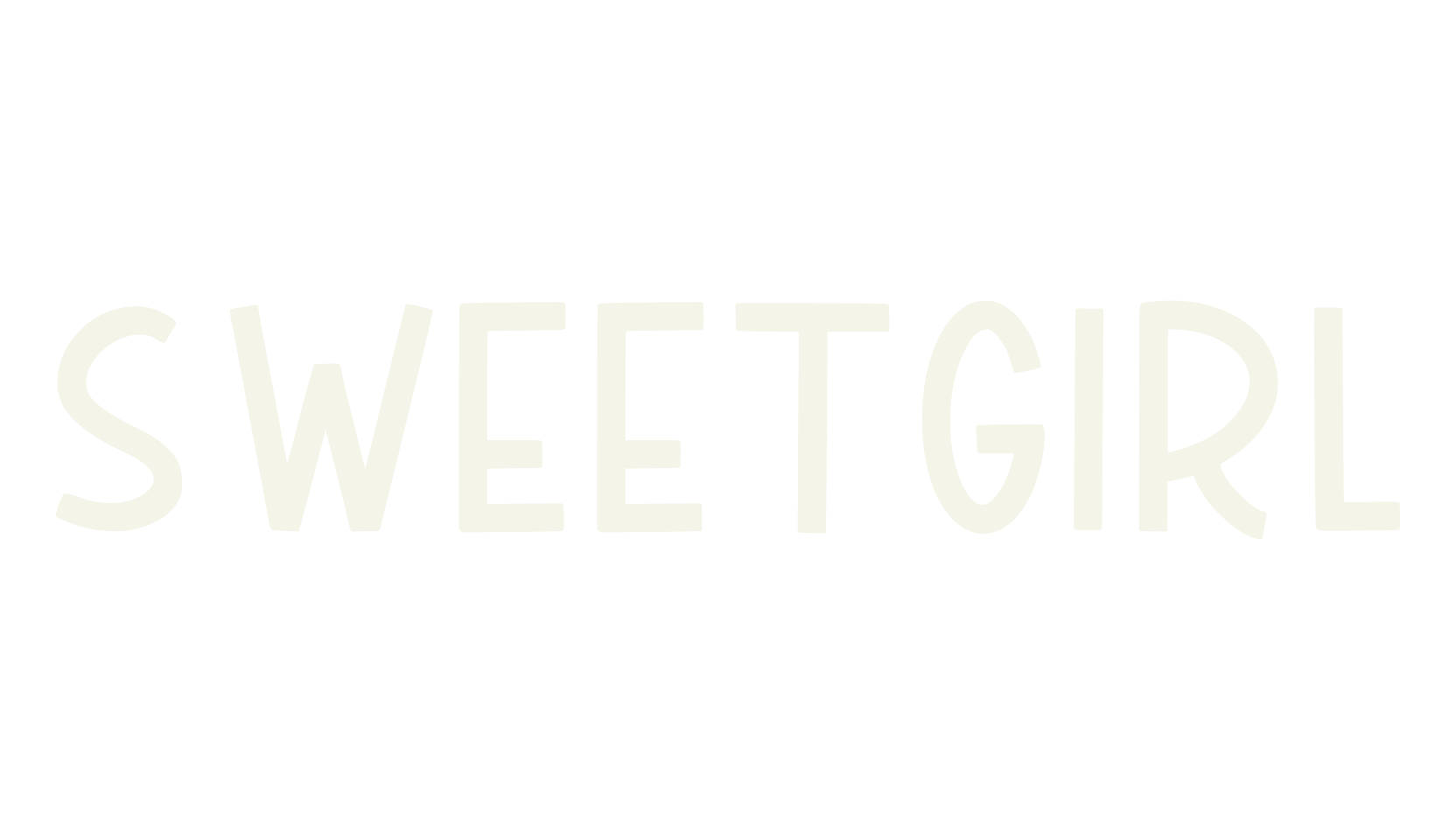 SWEETGIRL, children font preview