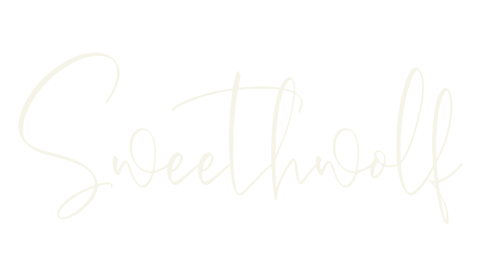 Sweethwolf, script font preview