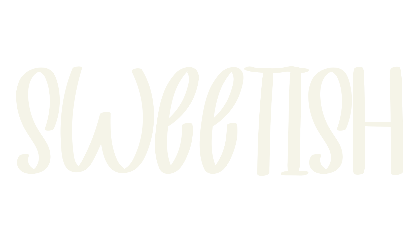 Sweetish, flower font preview