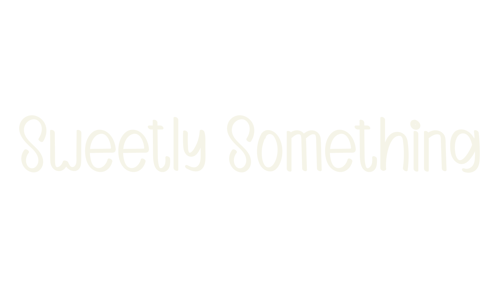 Sweetly Something, lettering font preview