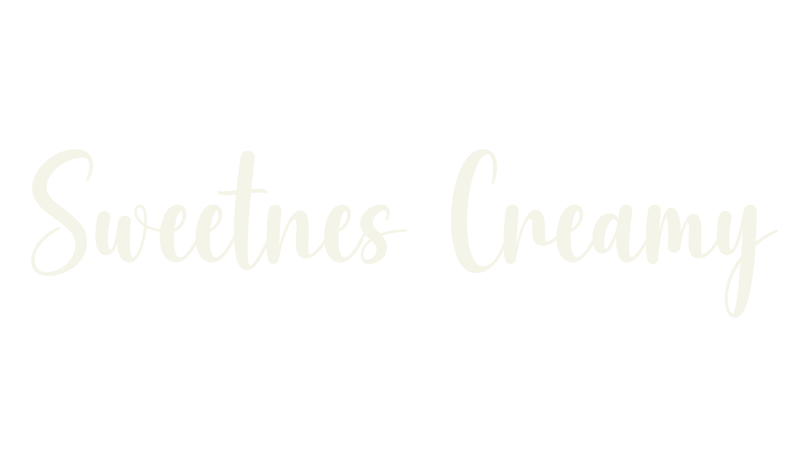 Sweetnes Creamy, script font preview
