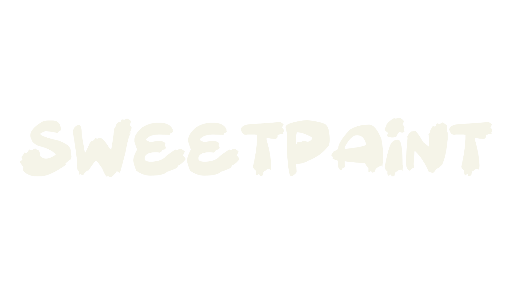 Sweetpaint, handwritten font preview