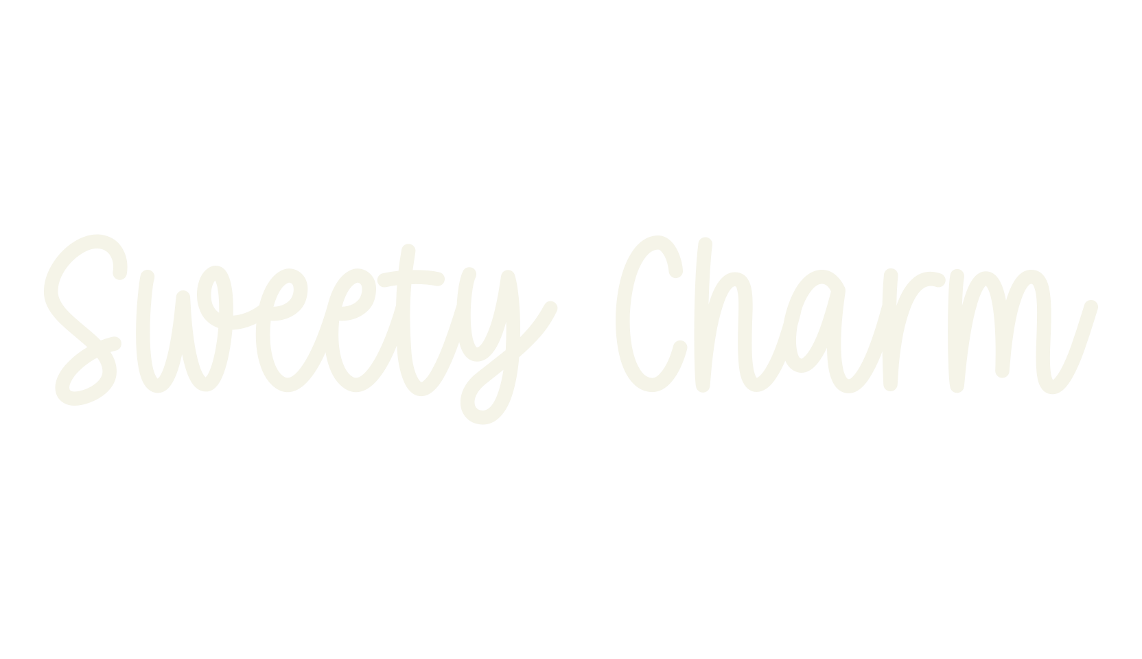 Sweety Charm, fancy font preview