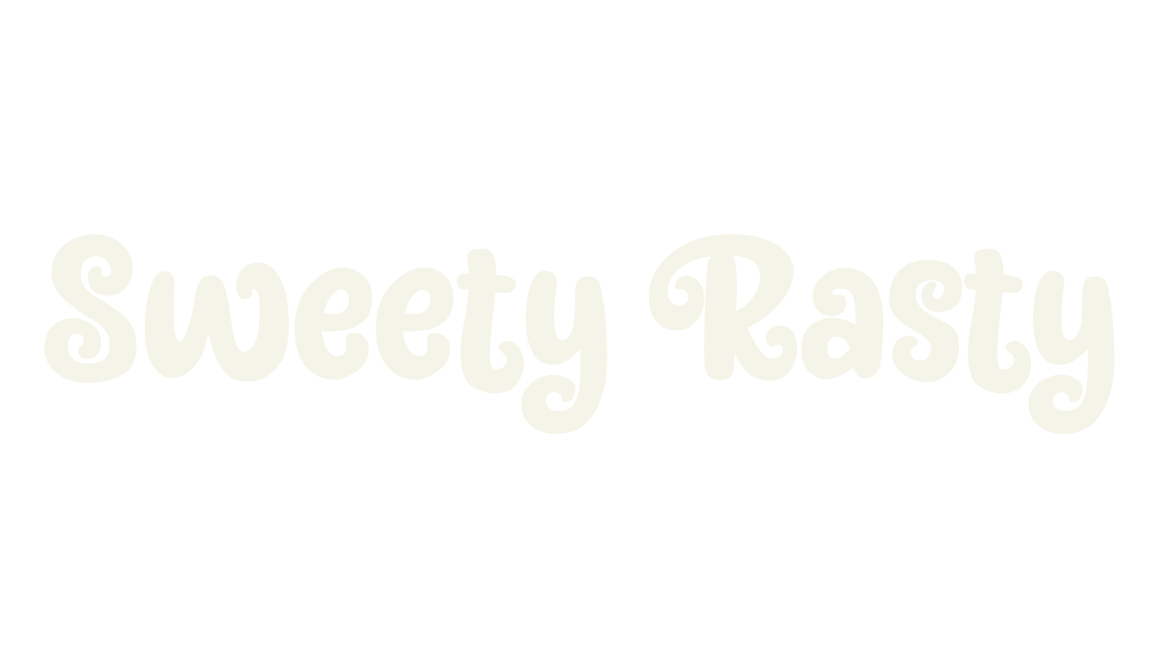 Sweety Rasty, cute font preview
