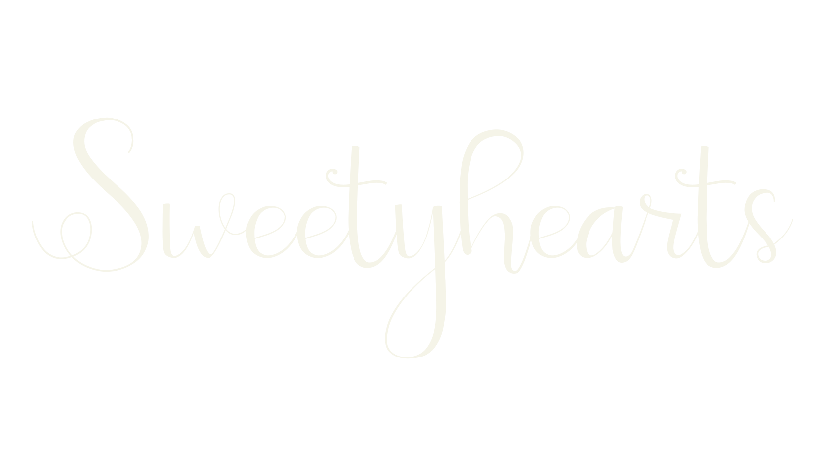 Sweetyhearts, fashion sign font preview