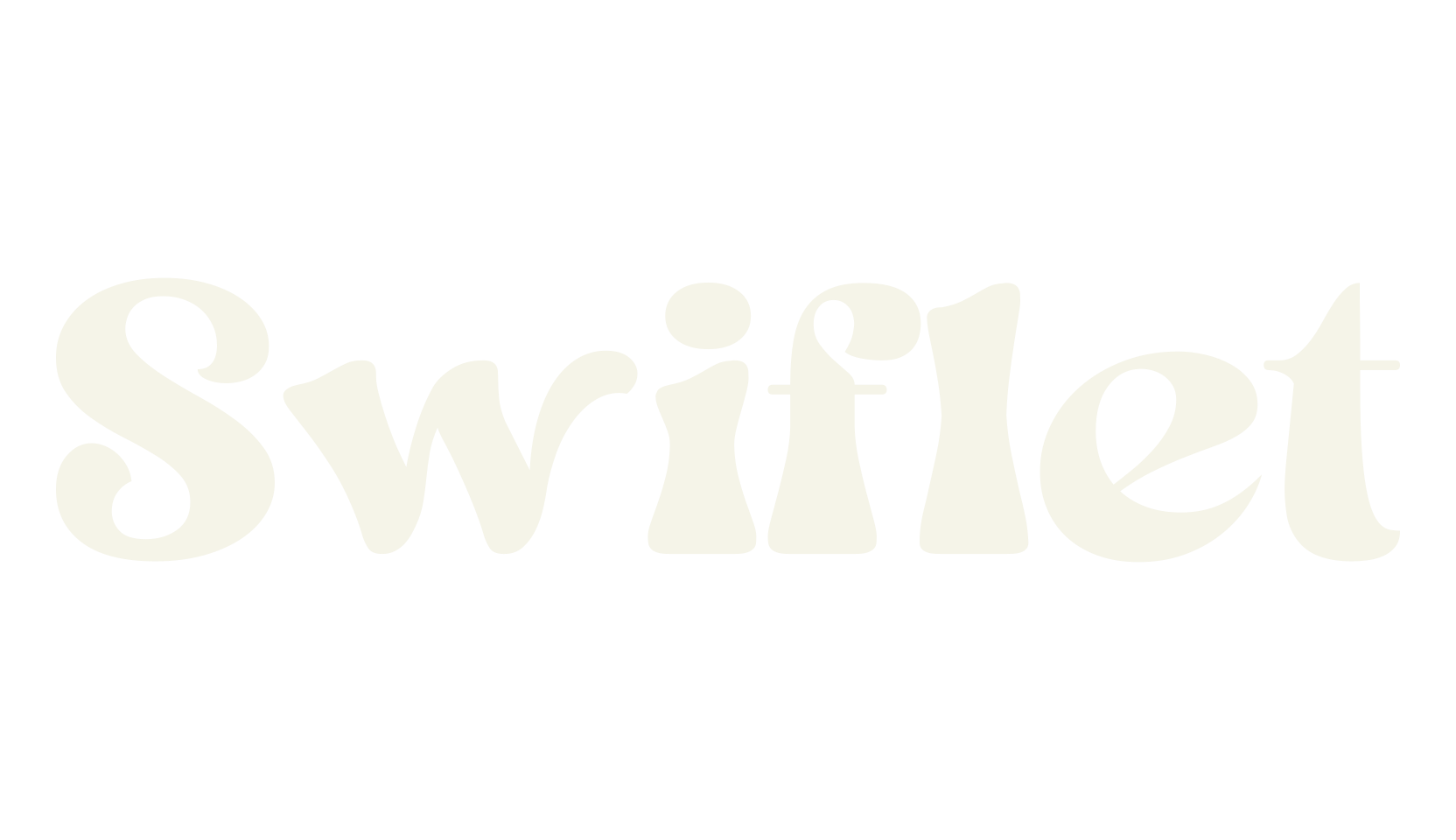 Swiflet, bold font preview