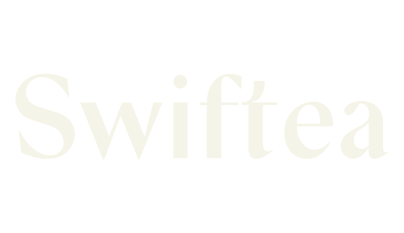 Swiftea, cursive font preview
