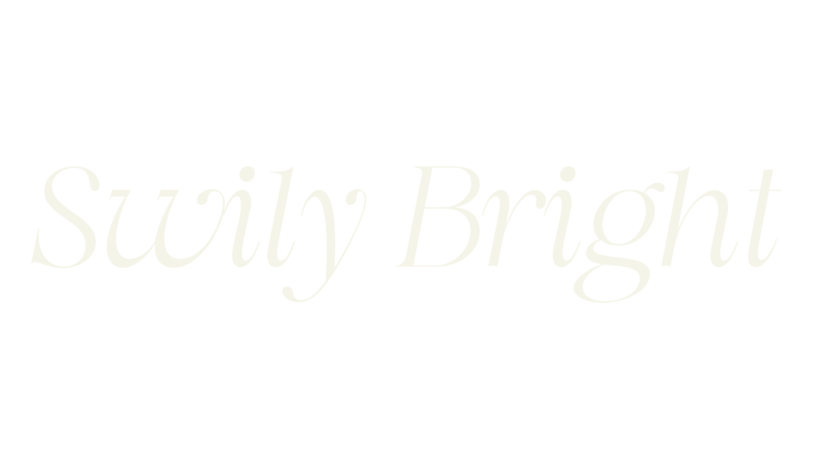 Swily Bright, modern font preview