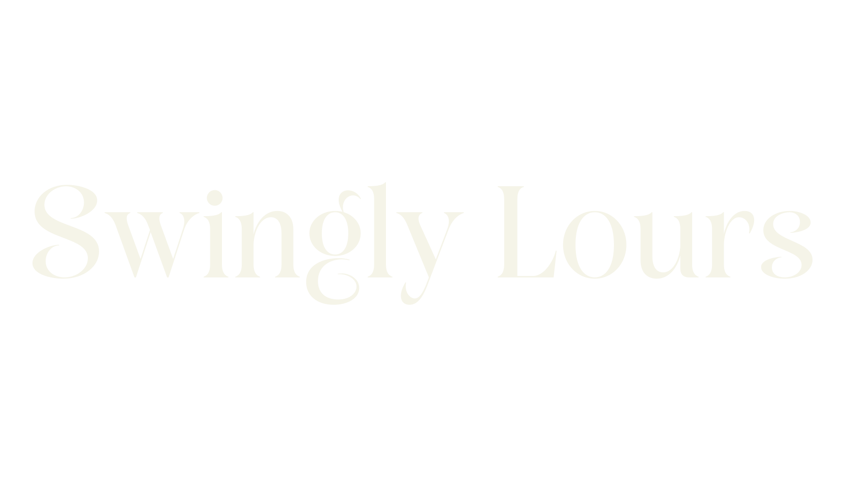 Swingly Lours, calligraphy font preview